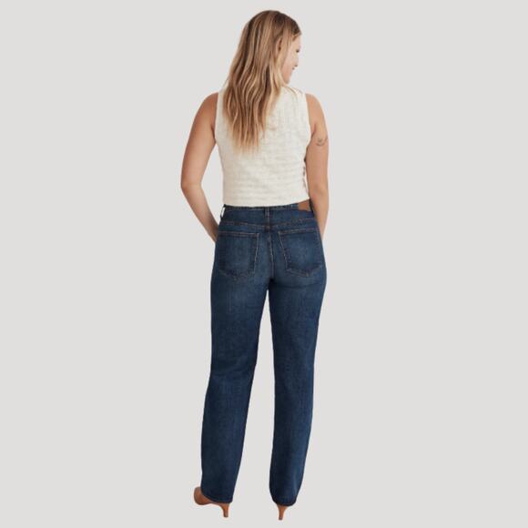 2/30 Madewell Low-Slung Straight Stoughton Wash Jeans-Size 29 - Picture 3 of 12